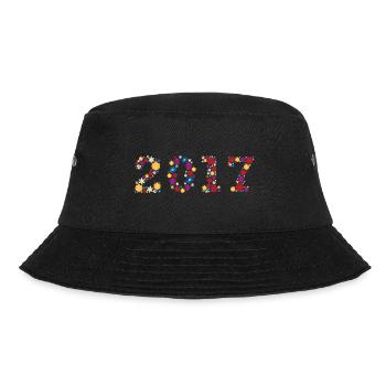Flowers 2017 - Bucket Hat - black - Front - Lela (165cm)