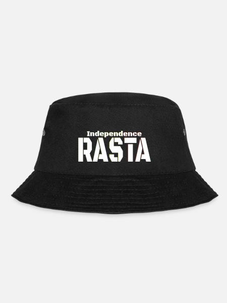 Unabhängiger Rasta - Bucket Hat - Schwarz