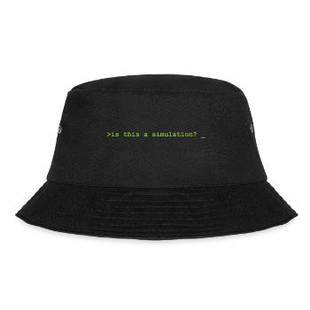 Is this a simulation Programming Informatik - Bucket Hat - Schwarz - Vorne - Lela (165cm)
