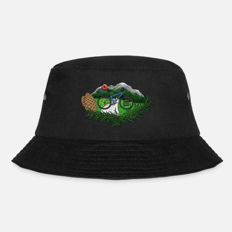 Outdoor biking - Bucket Hat - Schwarz