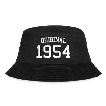 Original 1954 70. Geburtstag Männer Frauen 70 Jahre alt - Bucket Hat - Schwarz - Vorne - Lela (165cm)