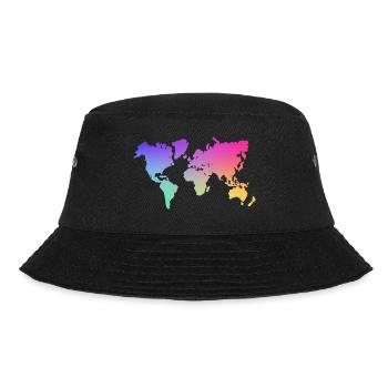 Carte du monde colorée - Bob - noir - Devant - Lela (165cm)