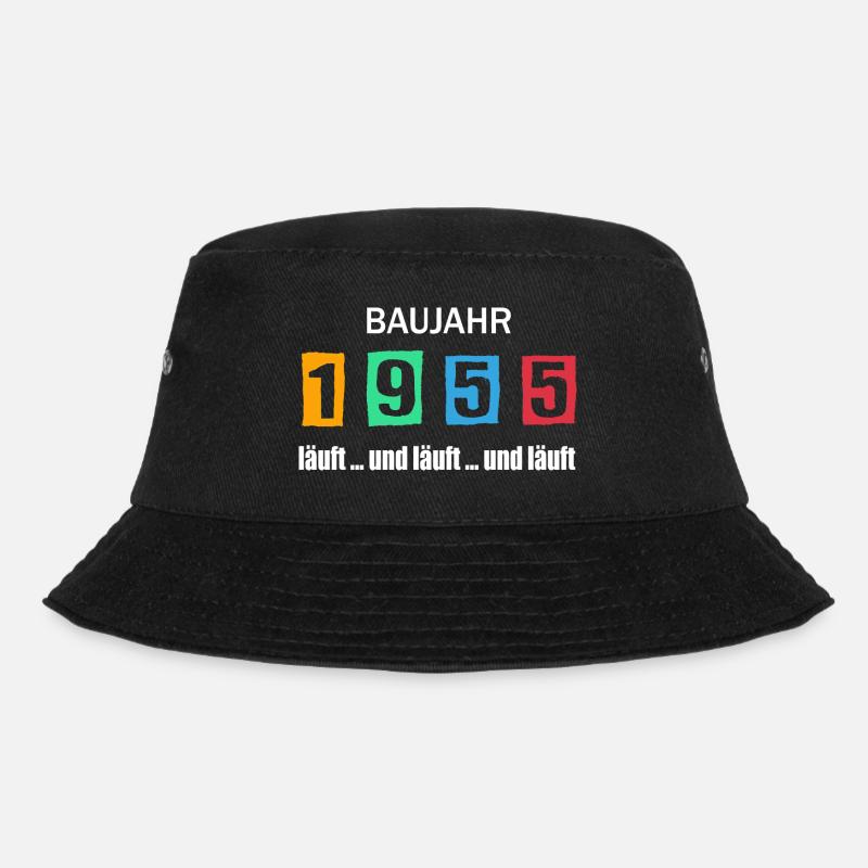 Baujahr 1955 - läuft und läuft und läuft - Bucket Hat - Schwarz