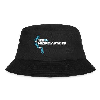 Fahrrad Anti E-Bike Radfahren Radsport Geschenk - Bucket Hat - Schwarz - Vorne - Lela (165cm)