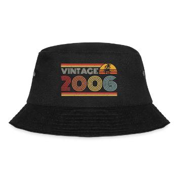 2006 Limited Edition Geburtstag Outfit 2006 vintag - Bucket Hat - Schwarz - Vorne - Lela (165cm)