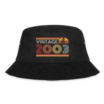 2003 Limited Edition Geburtstag Outfit 2003 vintag - Bucket Hat - Schwarz - Vorne - Lela (165cm)