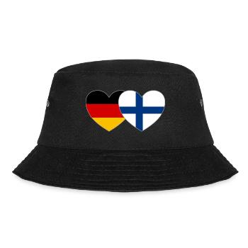 Allemagne Finlande Drapeau Cœur - Bob - noir - Devant - Lela (165cm)