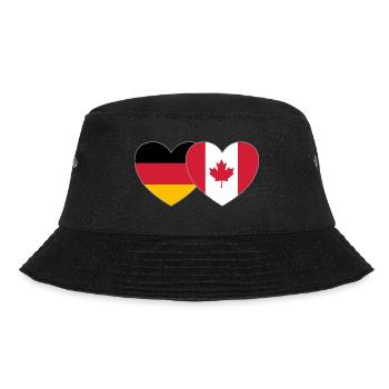 Allemagne Canada Drapeau Coeur - Bob - noir - Devant - Lela (165cm)