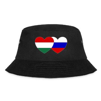Hongrie Russie Drapeau Cœur - Bob - noir - Devant - Lela (165cm)