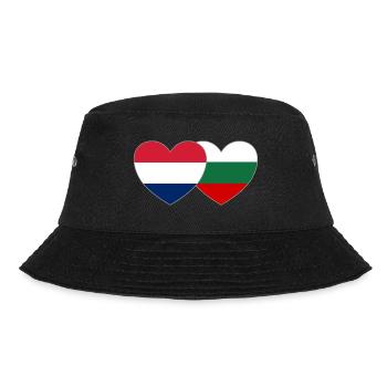 Hollande Bulgarie Drapeau Cœur - Bob - noir - Devant - Lela (165cm)
