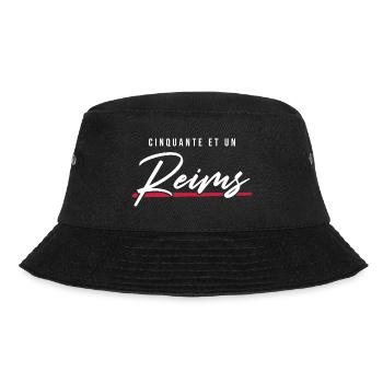 Reims 51 Frankreich Kennzeichen - Bucket Hat - Schwarz - Vorne - Lela (165cm)
