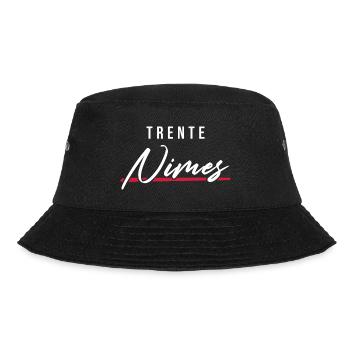 Nîmes 30 Frankreich Kennzeichen - Bucket Hat - Schwarz - Vorne - Lela (165cm)