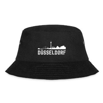 Dusseldorf Skyline - Bucket Hat - Schwarz - Vorne - Lela (165cm)