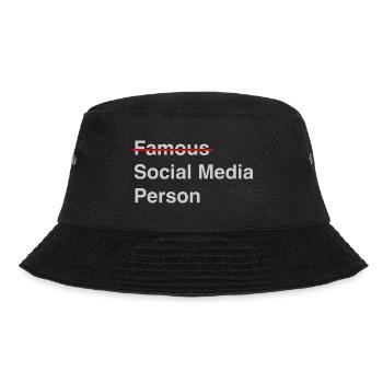 Famous Media - Bucket Hat - black - Front - Lela (165cm)