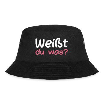 Weißt du was Bruder Nachwuchs - Bucket Hat - Schwarz - Vorne - Lela (165cm)