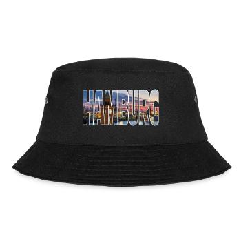 Hamburg - Bucket Hat - Schwarz - Vorne - Lela (165cm)