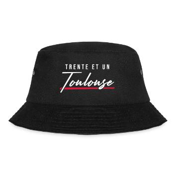 Toulouse 31 Frankreich Kennzeichen - Bucket Hat - Schwarz - Vorne - Lela (165cm)