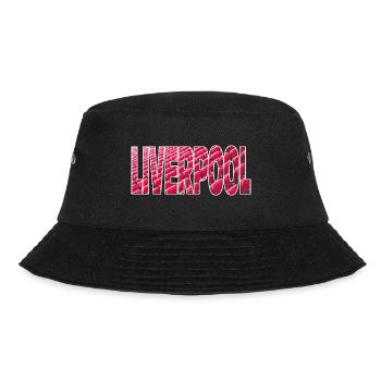 Liverpool - Bucket Hat - Schwarz - Vorne - Lela (165cm)