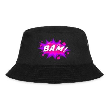 BAM 2 - Bucket Hat - Schwarz - Vorne - Lela (165cm)
