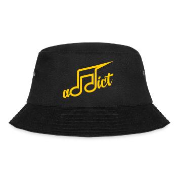 Addict Music - Bucket Hat - Schwarz - Vorne - Lela (165cm)