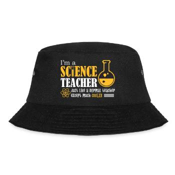I'm A Science Teacher - Bucket Hat - Schwarz - Vorne - Lela (165cm)