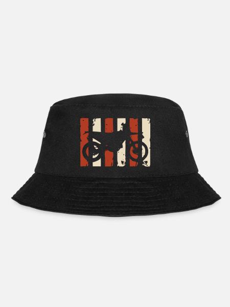 Moto Cross - Bucket Hat - Schwarz