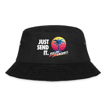 Just Send It @ RollingDrones - Bucket Hat - black - Front - Lela (165cm)
