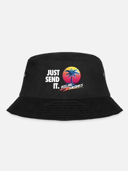Just Send It @ RollingDrones - Bucket Hat - black