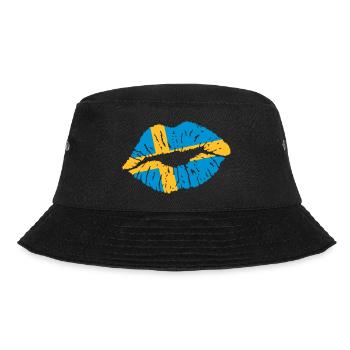 Kiss (Sweden, Denmark, Finland) - Bucket Hat - black - Front - Lela (165cm)