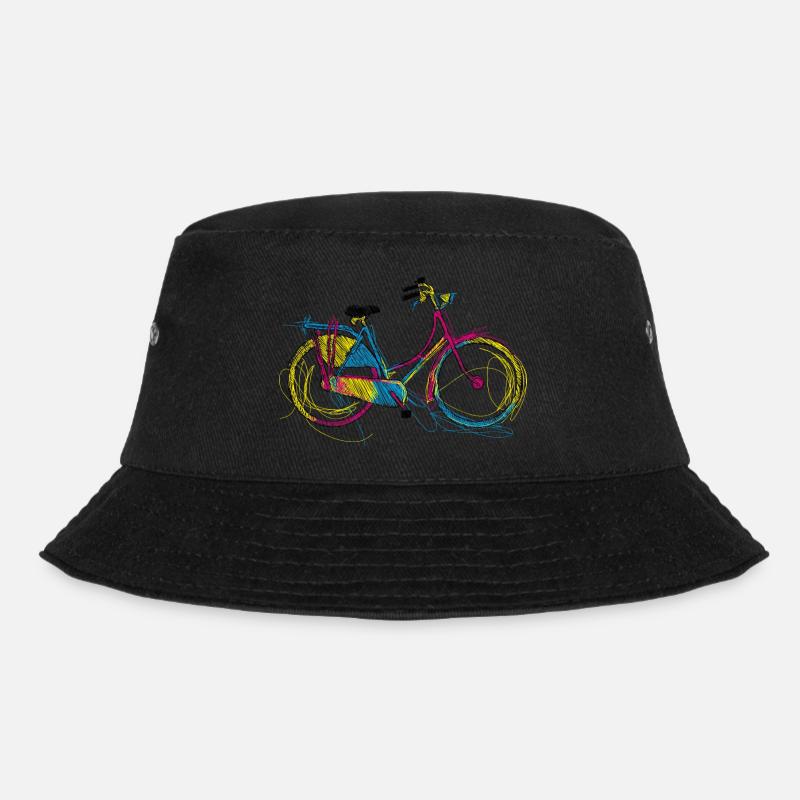 Fahrrad - Bucket Hat - Schwarz