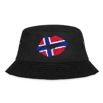 Kiss (Norway, Iceland) - Bucket Hat - black - Front - Lela (165cm)