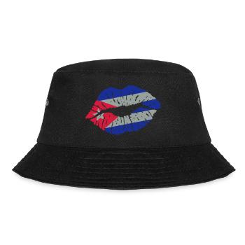 Kiss (Cuba) - Bucket Hat - black - Front - Lela (165cm)