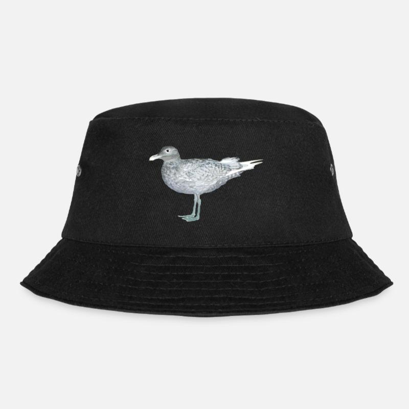 seagull - Bucket Hat - black