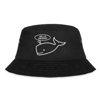 Hello ground! - Hitchhiker's guide to the galaxy - Bucket Hat - black - Front - Lela (165cm)