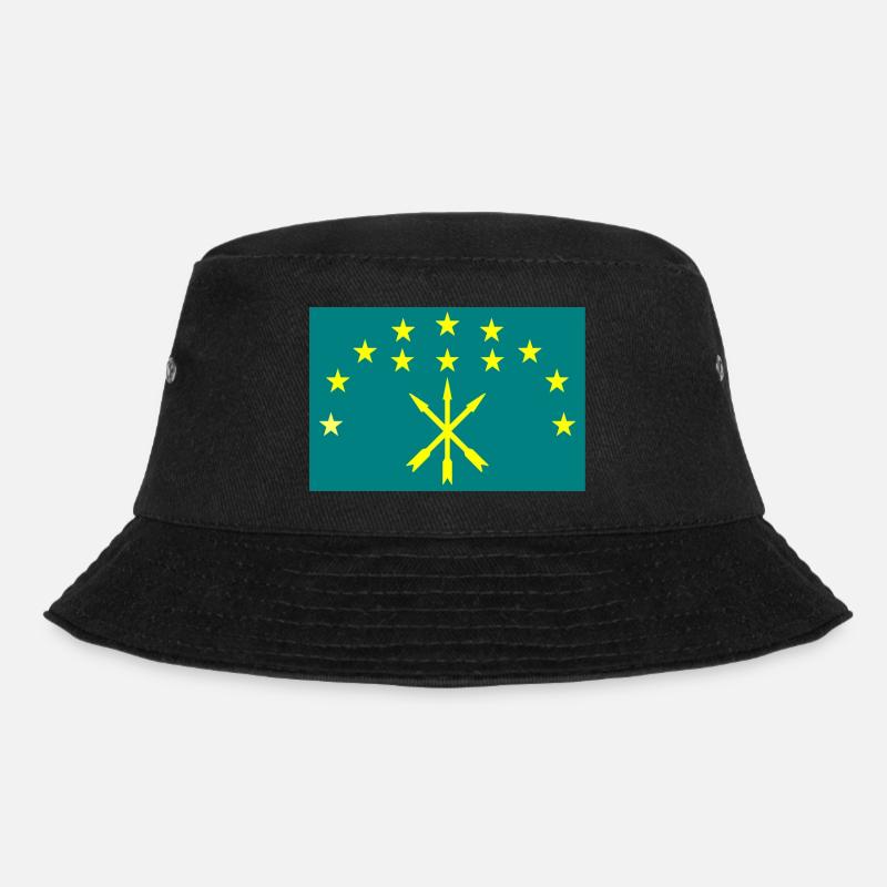 Drapeau israélien circassienne - Bob - noir