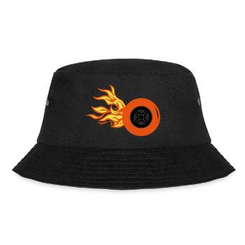 pneu roue flamme feu - Bob - noir - Devant - Lela (165cm)