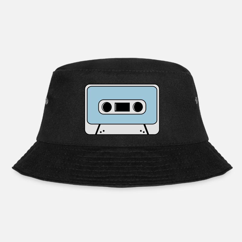 cassette - Bucket Hat - black