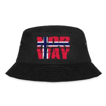 Norway Flag - Bucket Hat - black - Front - Lela (165cm)