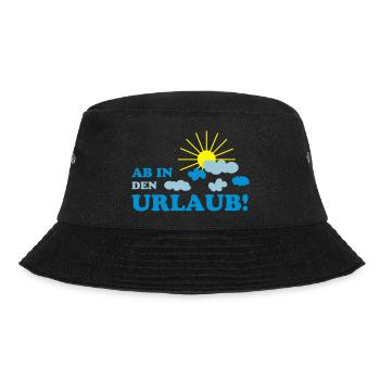 ab_in_den_urlaub - Bucket Hat - Schwarz - Vorne - Lela (165cm)