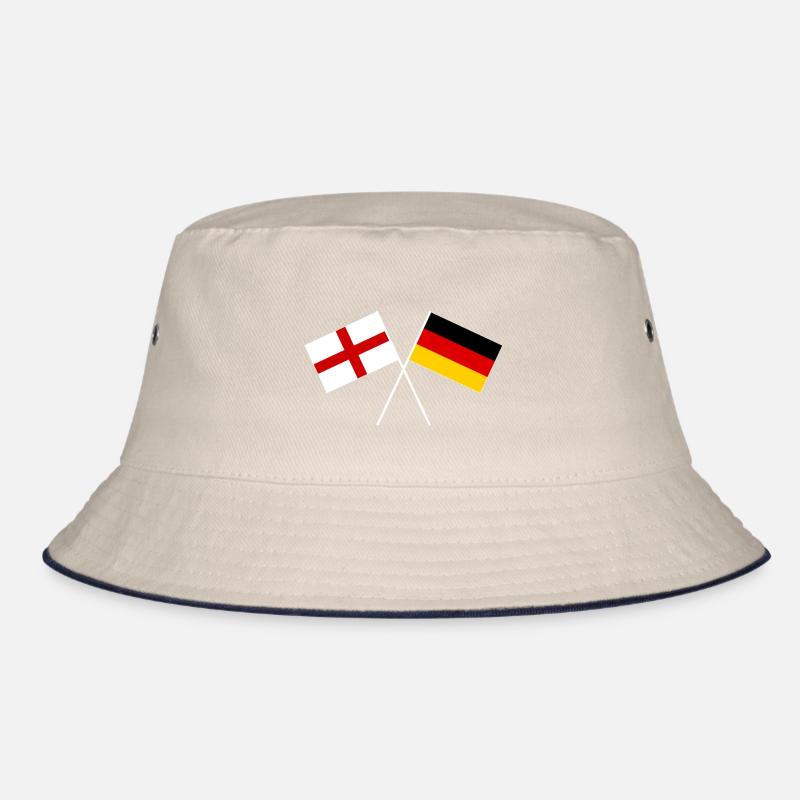 Angleterre Allemagne drapeau croisé drapeau Bob