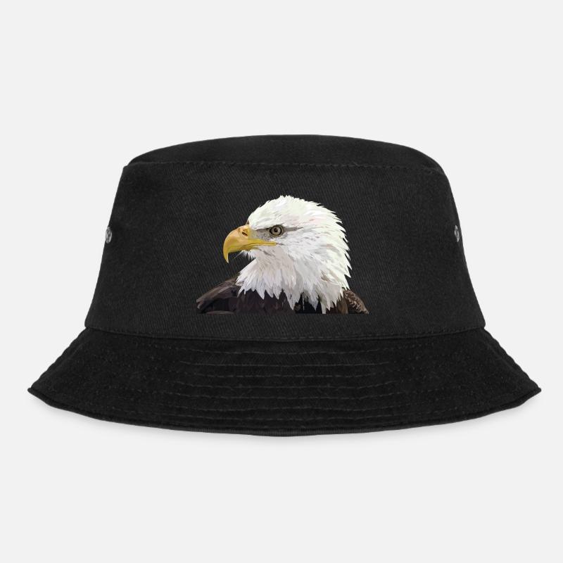 Weißkopfseeadler - Bucket Hat - Schwarz