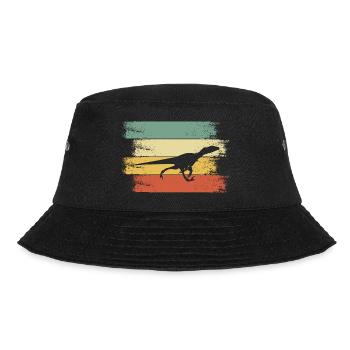 Dino - Bucket Hat - Schwarz - Vorne - Lela (165cm)