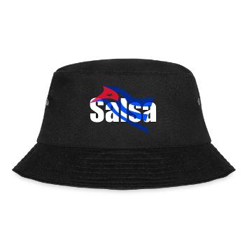 Fond avec salsa écrite drapeau cubain - Bob - noir - Devant - Lela (165cm)