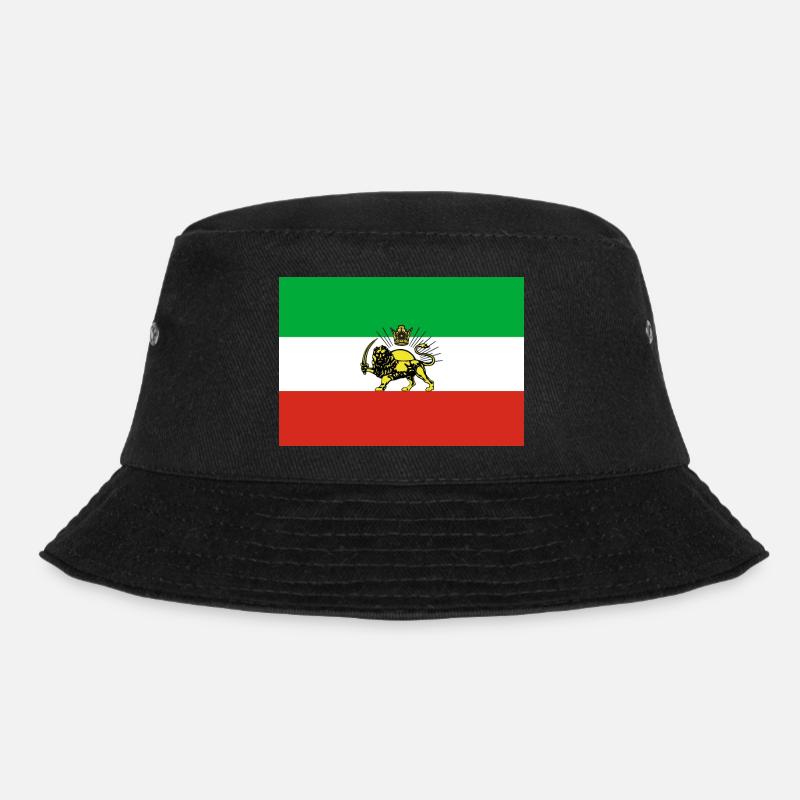 Drapeau persan / iranien pour Pahlavi Shah - Bob - noir