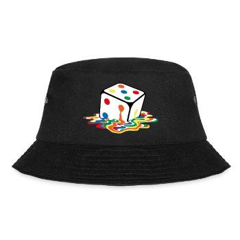 Melting game cube - Bucket Hat - black - Front - Lela (165cm)