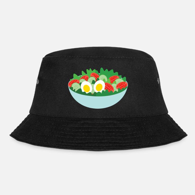 Salat - Bucket Hat - Schwarz