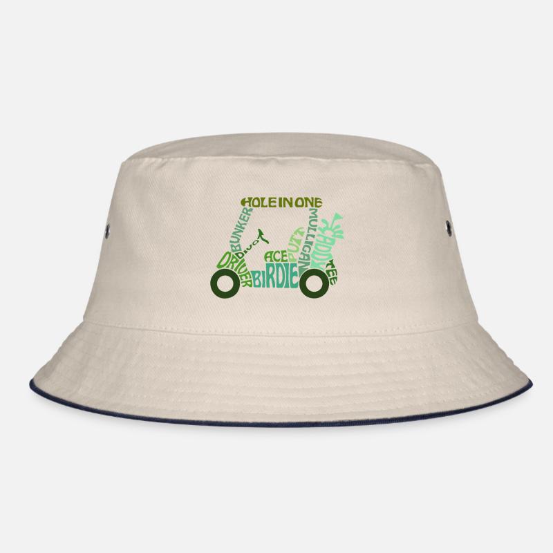 Golf Golf Golf-Begriffe Bucket Hat