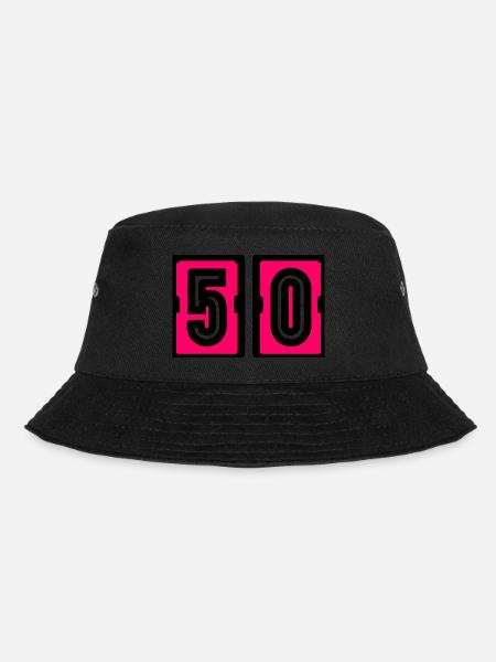 50. 50. GEBURTSTAG. GEBURTSTAG 50 JAHRE. 50 - Bucket Hat - Schwarz