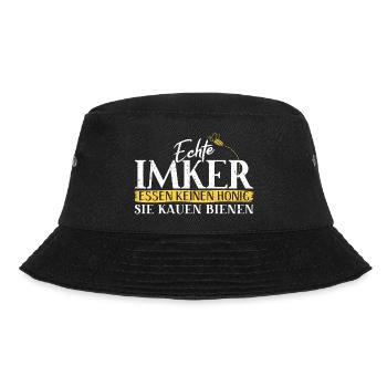 Imker Imker Design Für Bienenzüchter - Bucket Hat - Schwarz - Vorne - Lela (165cm)