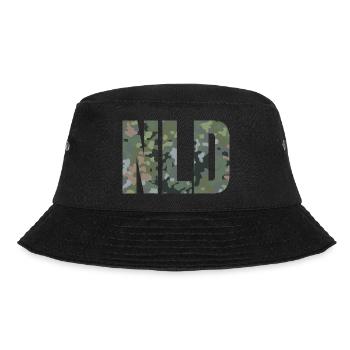 GB camouflage NLD text! - Bucket Hat - black - Front - Lela (165cm)